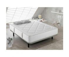 Materasso 90x200 AMELIE - ALTO 30 CM -Medio rigido -Schiuma bifacciale super morbida -Riposo