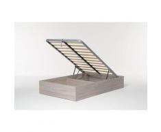 Letto Contenitore Bed Box Singolo Grande 120X190 Olmo Naturale - Cangu'