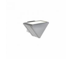 Lampada Applique Verticale Con Led Colore Alluminio Per Esterno Linea Three Livos