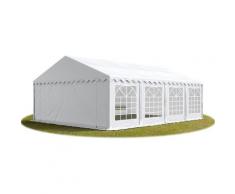 Tendapro.it - 6x8m Tendone per Feste, Gazebo PVC 500, bianco