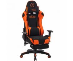 Poltrona Gaming Massaggiante Turbo XFM in Tessuto Nero/arancione