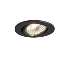 QAZQA + Faretto da incasso cisco - Moderno - Alluminio - Nero - Tondo Max. 10 x Watt