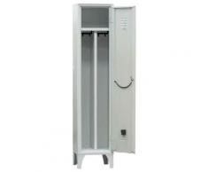 Armadio spogliatoio sporco pulito in metallo, 1 vano, 1 tramezzo, Mis. 400 L x 500 P x 1800 H mm,
