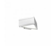 Lampada Applique Orizzontale Con Led Colore Bianco Per Esterno Linea Three Livos