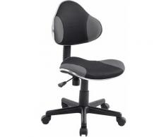 Sedia da ufficio Bastian Nero/grigio