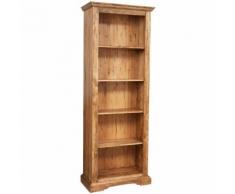 Libreria Credenza in Legno massello con Ripiani Mensole per Soggiorno Ufficio
