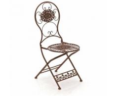 Sedia Giardino Richiudibile MANI Antico/marrone
