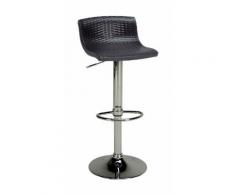 SGABELLO NADIR RATTAN (greenpol) | Antracite