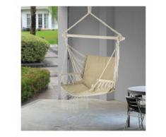 Poltrona Sospesa 120 x 100 x 65 cm Altalena Relax Poltrona Appendibile con Carico max. 150 kg Sedia
