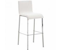 Sgabello Avola C78 in tessuto Bianco