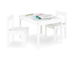 Set Tavolo e Sedie per Bambini Sina - Bianco - Pinolino