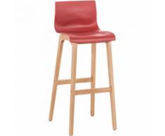 Sgabello Hoover in polipropilene Rosso