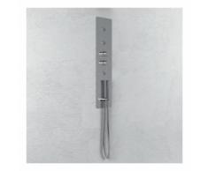Wall kit a parete da incasso a muro acciaio inox cromato lucido deviatore doccetta doccia ***