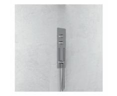 Wall kit a parete da incasso a muro acciaio inox cromato lucido deviatore doccetta doccia ***