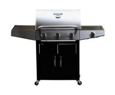 Habitat Et Jardin - Barbecue a gas PARTY 4 - 4 fornelli di cui 1 laterale - 13.7kW