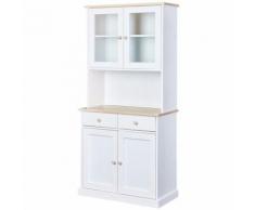 Links mobile credenza flens in massello di pino 90x45x191h - Inter Link