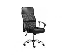 Sedia/Poltrona Ufficio Scrivania Ergonomica Girevole in Rete Traspirante Reclinabile Schienale Alto