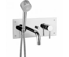 Monocomando VASCA a muro con doccia .PAINI Serie COX-Codice 78CR4331P.