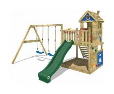 Parco giochi WICKEY Smart Lodge 120 Gioco da giardino in legno, area gioco