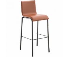Sgabello Avola b78 similpelle Marrone chiaro