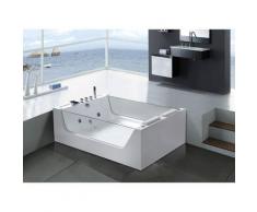 Simba - VASCA BAGNO IDROMASSAGGIO DOPPIO VETRO PANORAMICO SPA 170 x 120cm 2 PERSONE IRIS