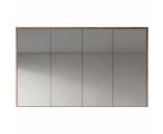 Armadietto a specchio Indiana 120 x 72 cm Nature wood, specchio armadietto bagno