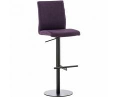 Sgabello Cucina Cadiz In Tessuto Viola Nero