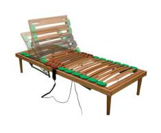 Rete Atp Motorizzata A Doghe 120x200 Cm In Faggio Naturale 38 Mm Oceano - Dormidea