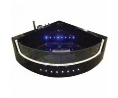 Vasca Da Bagno Idromassaggio Angolare 140x140 Cm Black Shark - Carnelli