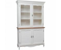 Vetrina Mobile Credenza in Legno e Vetro da Soggiorno Cucina Salone Ingresso