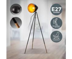 Lampada da terra vintage industriale, piantana elegante retrò con paralume orientabile, adatta per