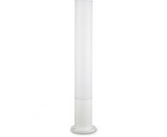 Ideal Lux - Lampioncino id-edo outdoor round pt1 gx53 80cm alluminio antracite bianco esterno
