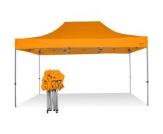 Gazebo Pieghevole 3x4,5 SENZA LATERALI - ARANCIONE - Ray Bot