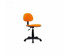 Sedia ufficio DATTILO senza braccioli ARANCIO Arancio