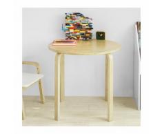 Tavolino Bambini Rotondo in Legno massello di Betulla Classe E1 Diametro 60 cm Altezza 57 cm