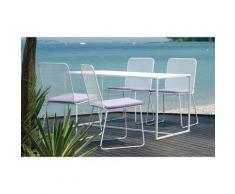 Set Da Giardino Tavolo E 4 Sedie In Rete Stirata Ranieri Pacific