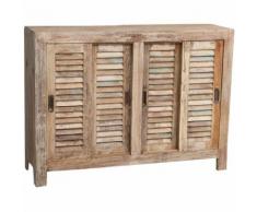 Credenza Madia Cassettiera Mobile Cucina con Ante in Legno robusto Moderna