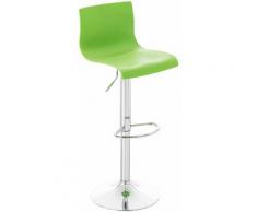Sgabello Hoover in polipropilene e metallo Verde