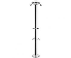 Doccia Da Giardino Quadrupla 4 Rubinetti E 2 Lavapiedi Ati Docce Mul-4r Inox Anodizzato