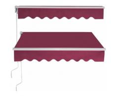 Tenda da Sole Manuale Avvolgibile, Tettuccio Parasolo Ideale per Giardino e Balcone, Misura 250 x