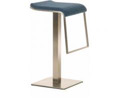 Sgabello Lameng E85 stoffa Blu