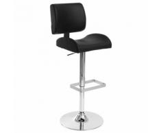Sgabello da bar design nero CERES