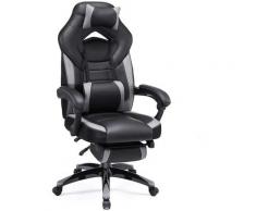 Sedia da Ufficio con Sedile Largo, Altezza Regolabile, Design Ergonomico OBG77BG
