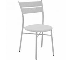 Sedia Adila Luz in polyrattan - set da 2 bianco