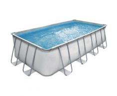 Habitat Et Jardin - Piscina tubolare rettangolare - 4.88 x 2.44 x 1.22 m - Senza filtrazione
