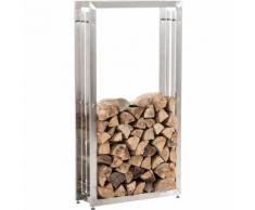 Culla Portalegna Skadi In Acciaio Inox Acciaio inox 25x80x150 cm