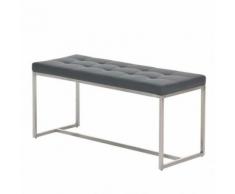 Panchina design BARCI in similpelle Grigio