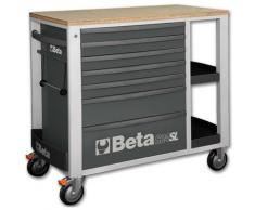 Beta - CASSETTIERA CON 7 CASSETTI GRIGIO ART. C24SL G