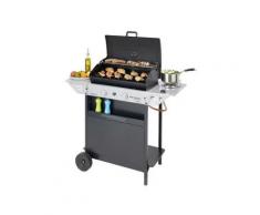Barbecue a gas pietra lavica xpert200ls rocky con fornello laterale - Campingaz