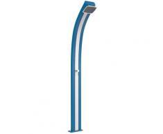 Doccia da Giardino Blu con banda Inox cm 26x12x224 ARKEMA DESIGN - prodotto made in Italy